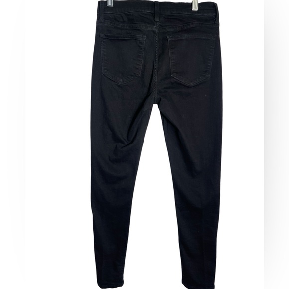 Banana Republic jeans size 27 skinny fit black midrise jeans‎ BEAUTIFUL 🖤 - Picture 8 of 11
